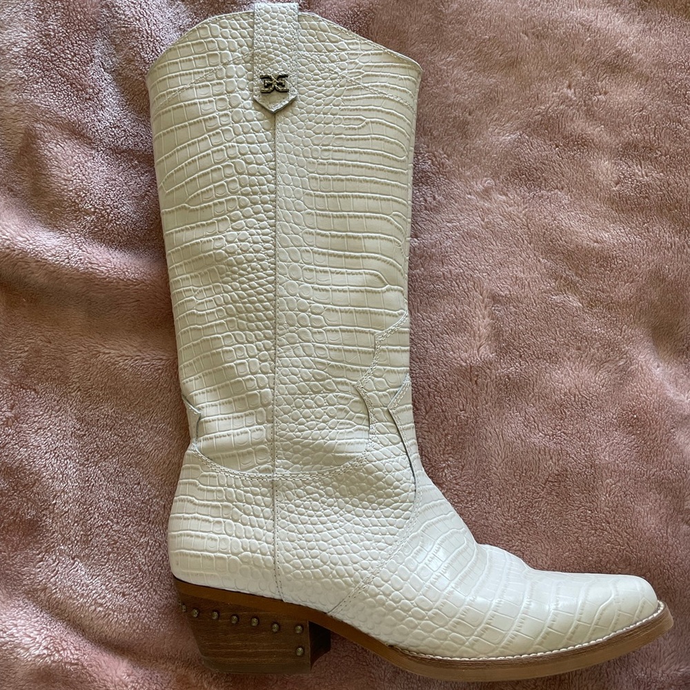 Sam Edelman Oakland Boots in White